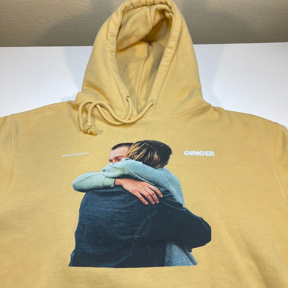 BROCKHAMPTON GINGER HEAVEN BELONGS TO YOU CONCERT TOUR HOODIE SWEATSHIRT Sz L